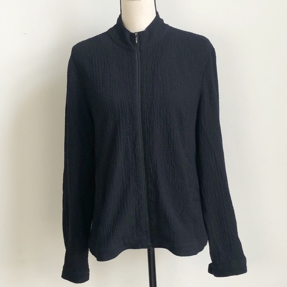 Orvis Jackets & Blazers - Orvis Gorpcore Zippered Light Weight Black Jacket Sz L